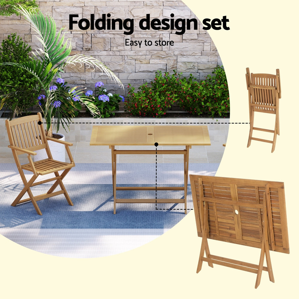 Gardeon 7 Piece Outdoor Dining Set