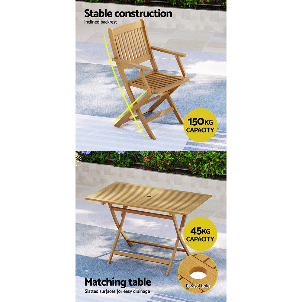 Gardeon 7 Piece Outdoor Dining Set
