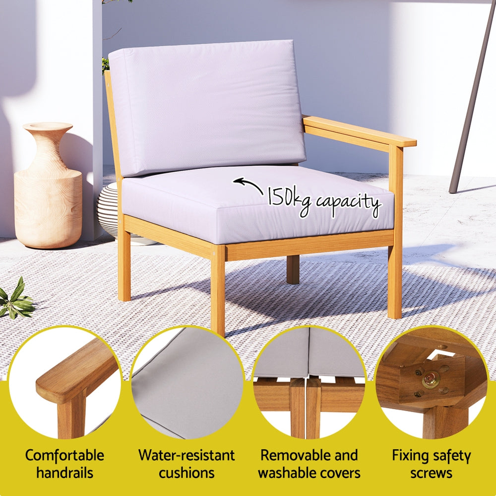 Gardeon 5 Seater Outdoor Sofa Set