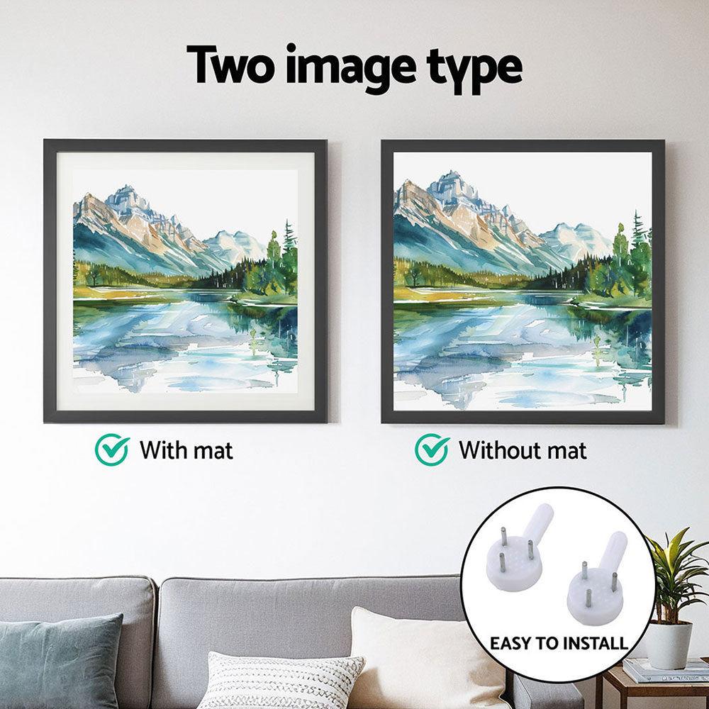 Artiss Set of 2 Black Photo Frames
