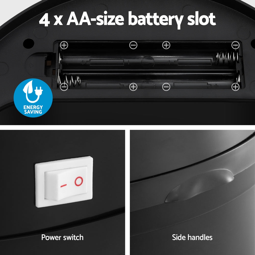 Devanti 9L Black Sensor Bin