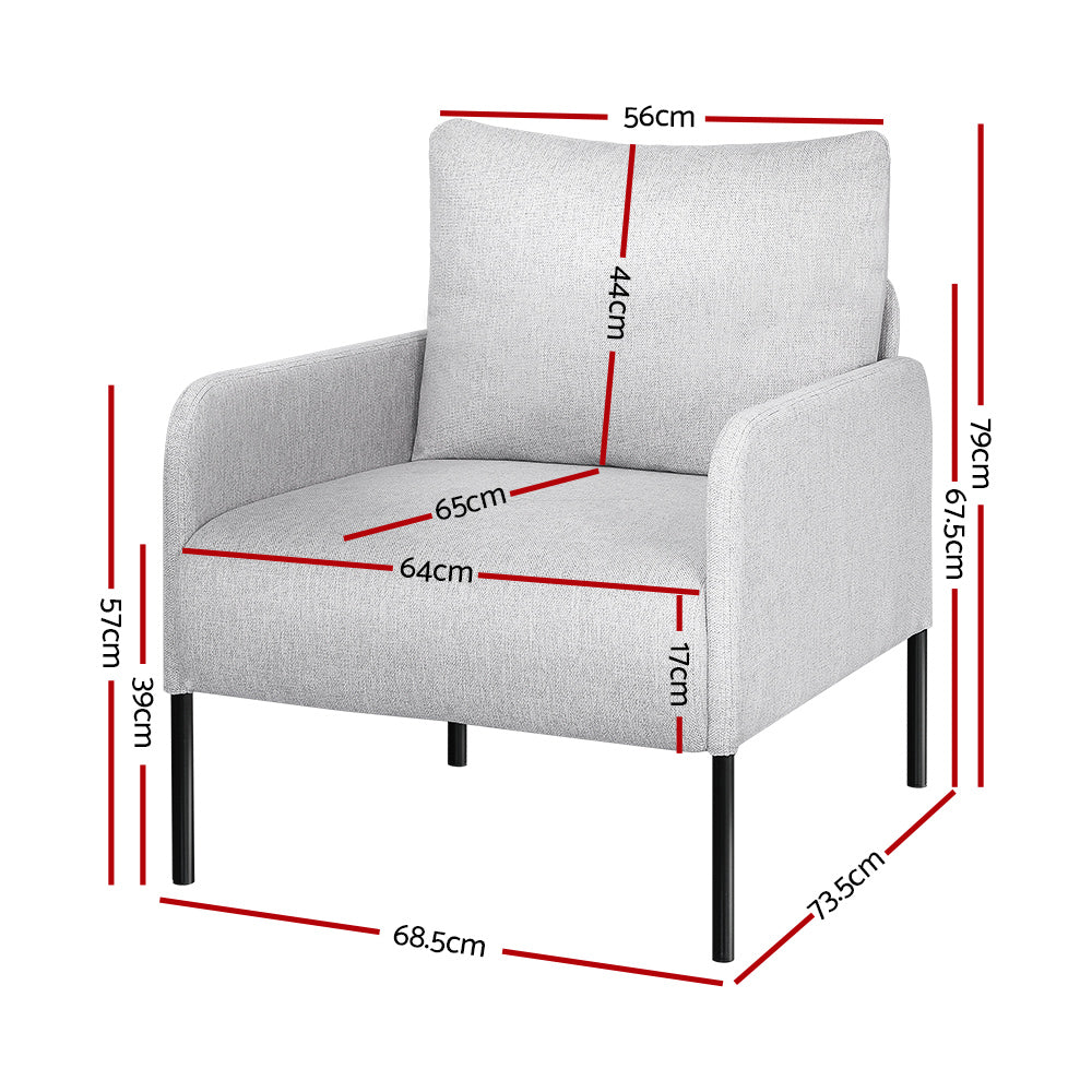 Kane Grey Armchair