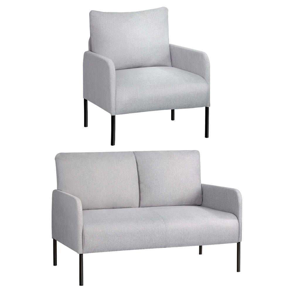 Kane Grey 4 Seater Sofa Set