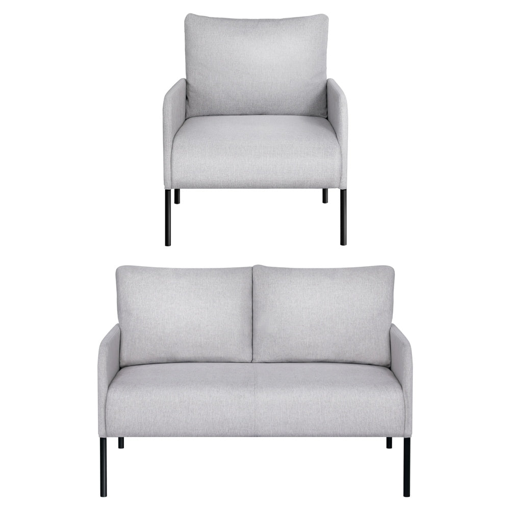 Kane Grey 4 Seater Sofa Set