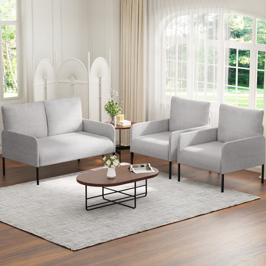 Kane Grey 4 Seater Sofa Set