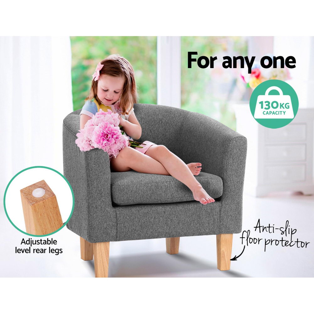 Abby Grey Armchair