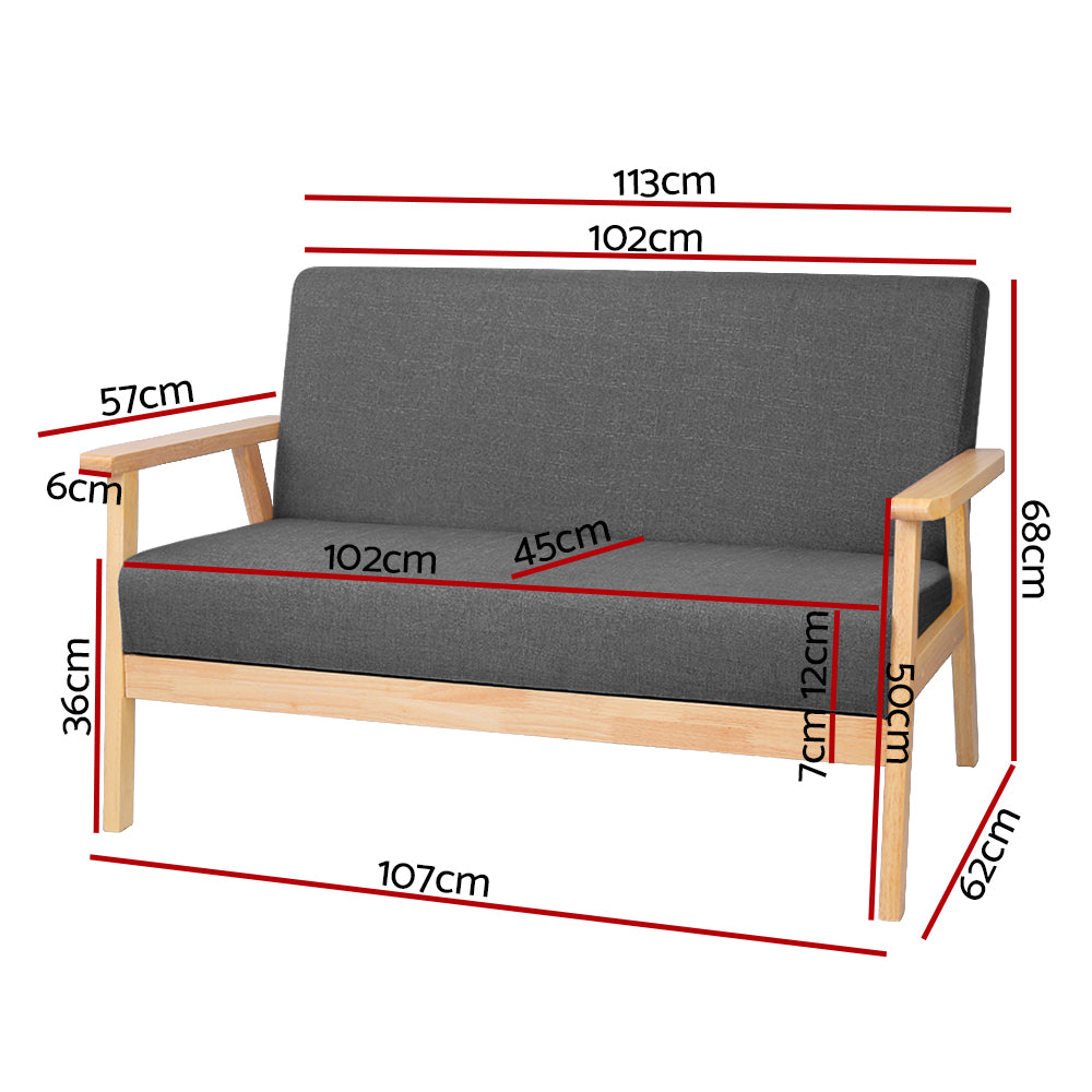 Skane 2 Seater Armchair