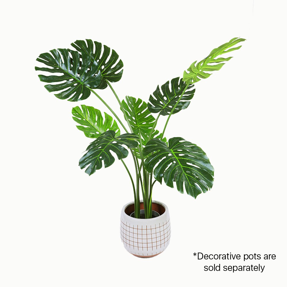 120cm Artificial Potted Monstera Plant