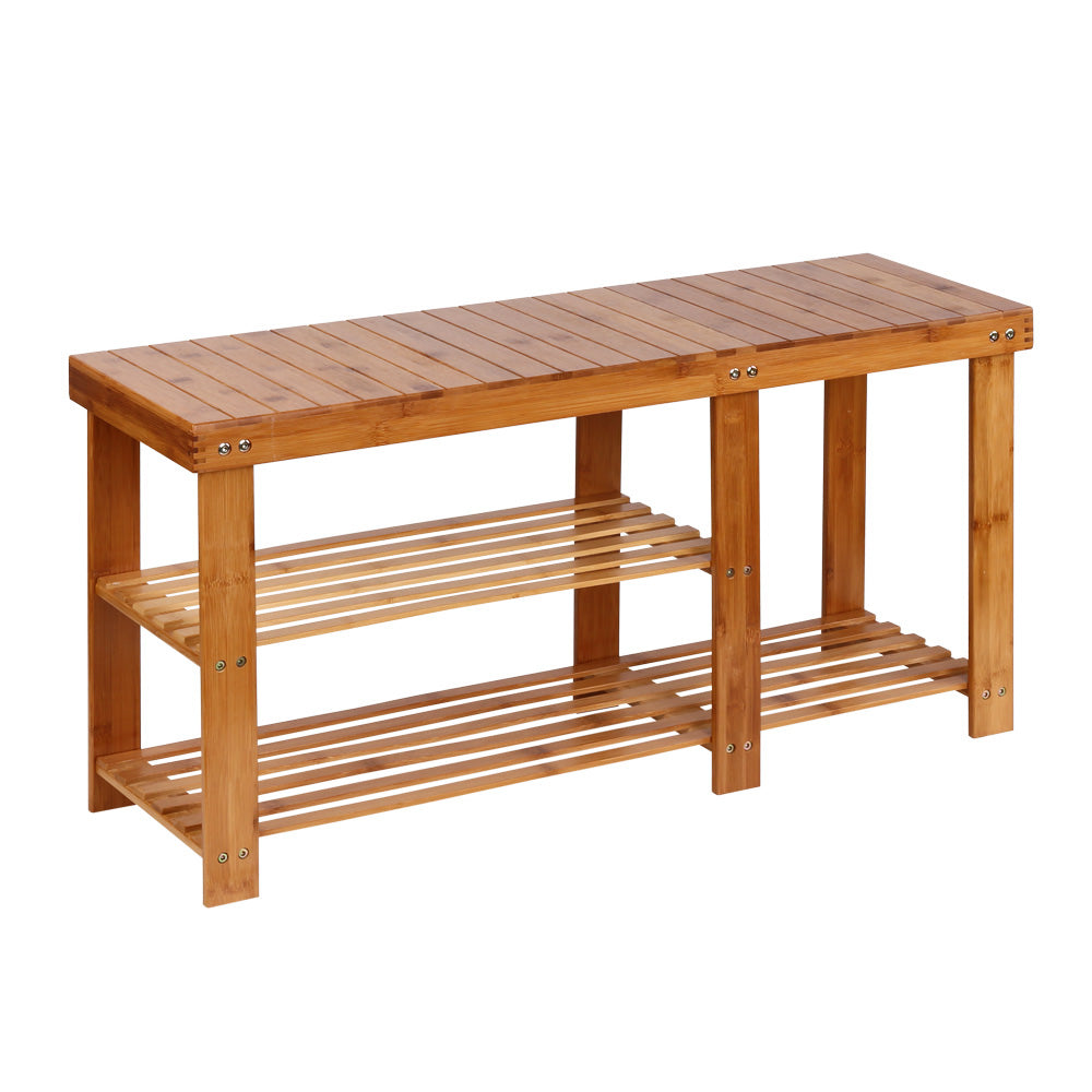 Bamboo Shoe Rack