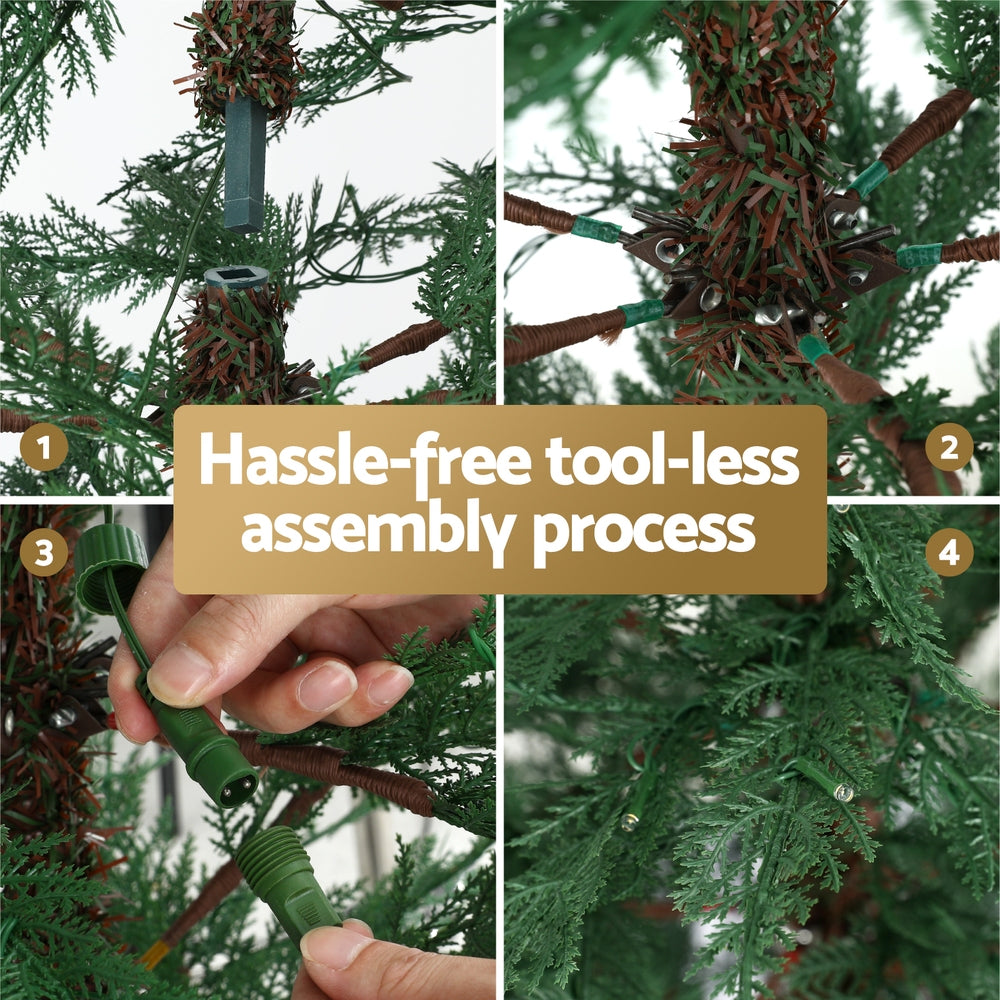 Jingle Jollys 1.5M LED Christmas Tree