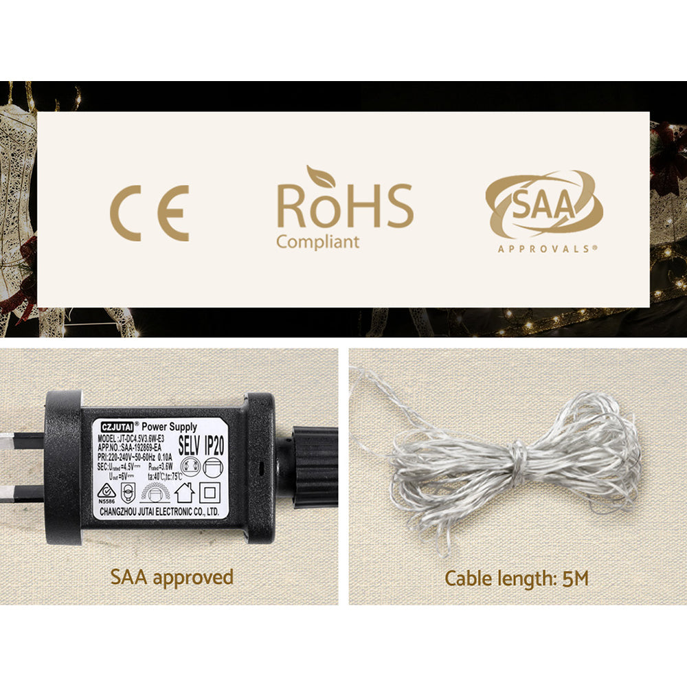 Jingle Jollys 1.5m Christmas LED Reindeer