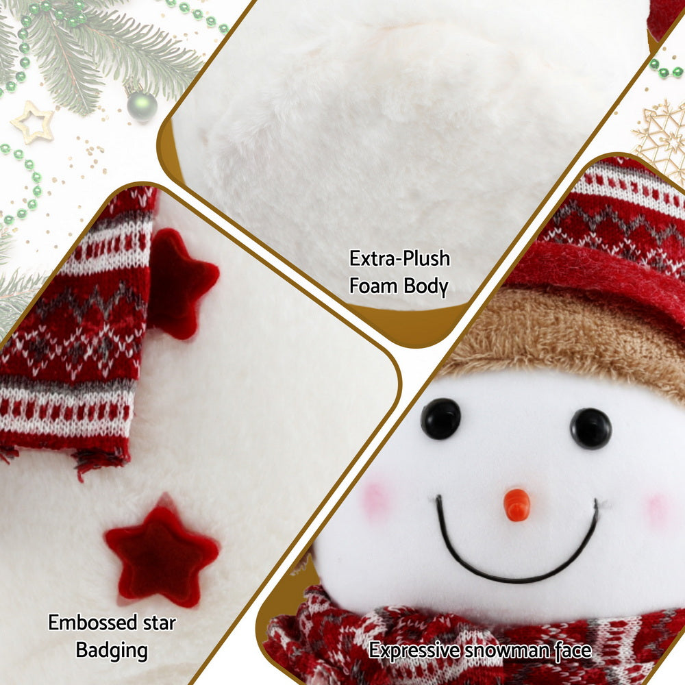 Jingle Jollys 60cm Christmas Snowman Handicraft Ornament