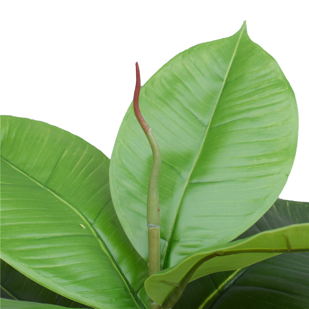 55cm Artificial Potted Rubber Plant