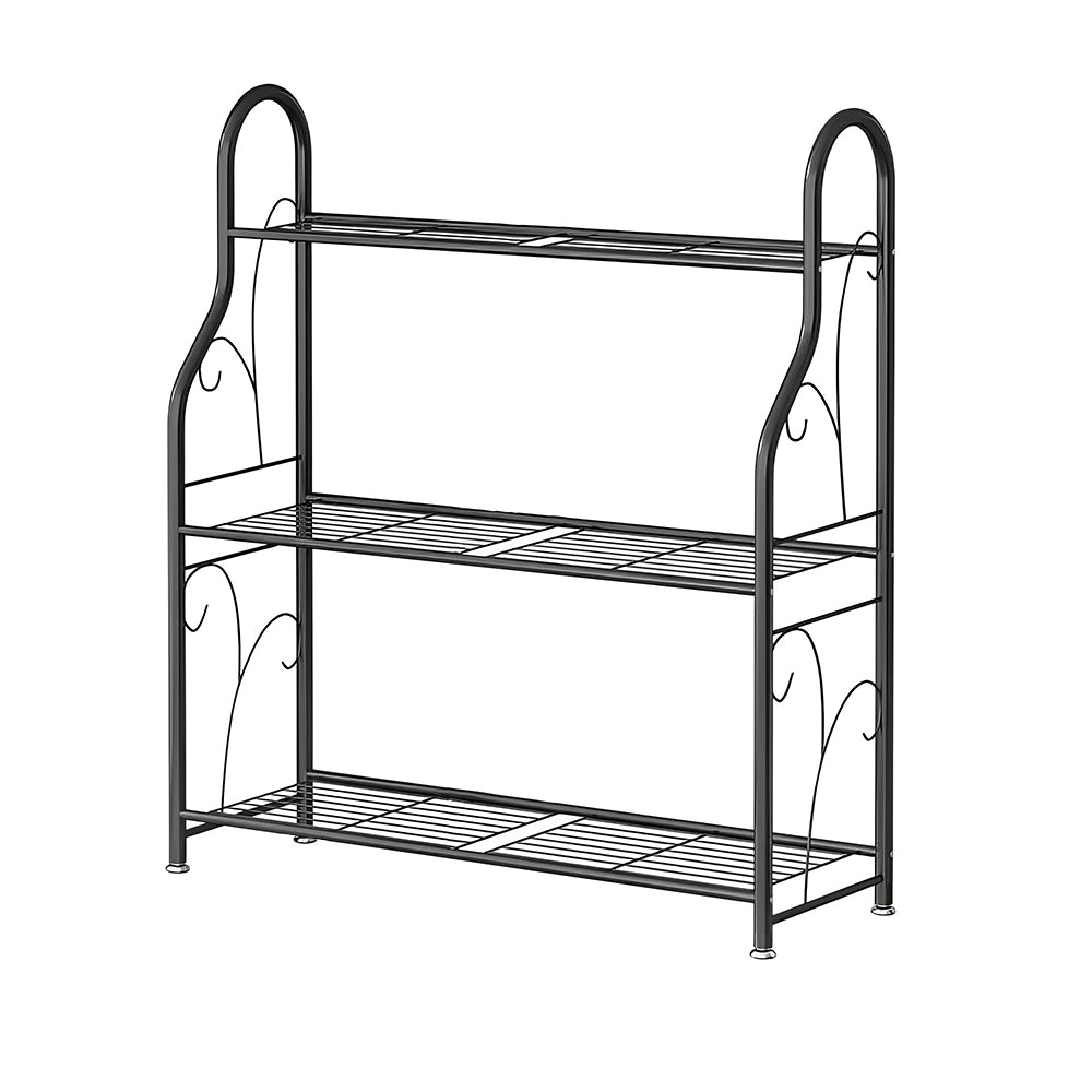 GREENHAVEN 3 Tier Metal Plant Stand - Sturdy Display Rack for Indoor and Outdoor Use_3