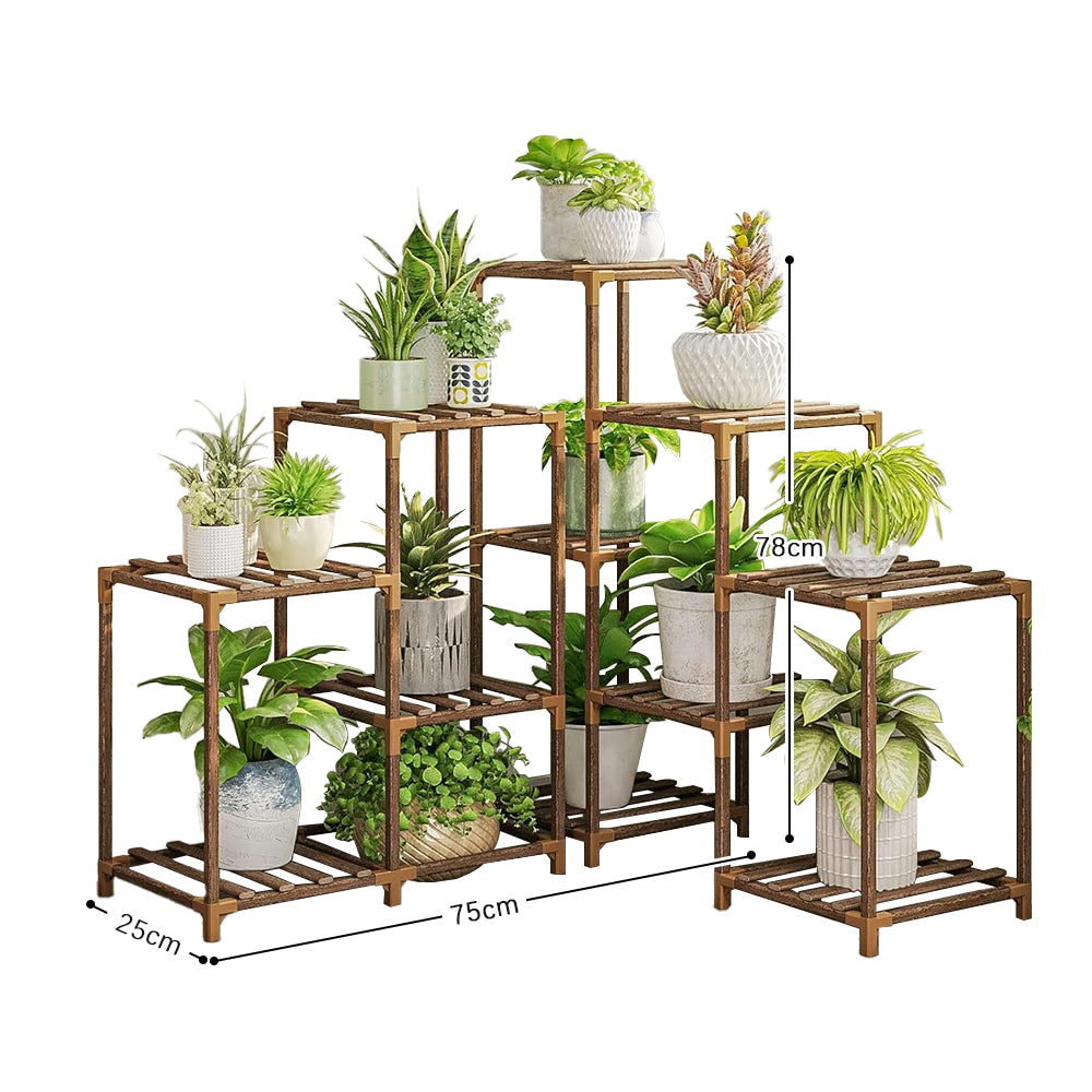 GREENHAVEN Multi-layer Wooden Plant Stand_5