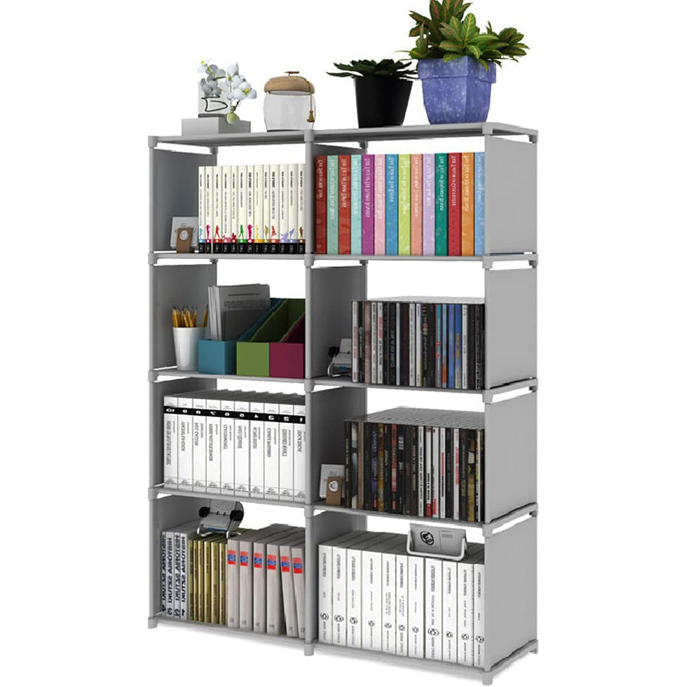 STORFEX 8-Grid Assembled Bookshelves Storage Rack_1