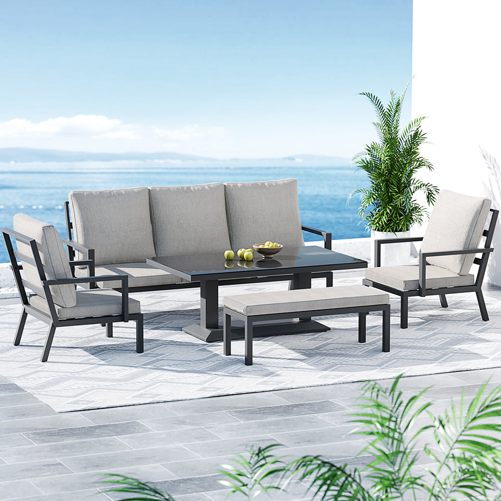 Gardeon 7 Seater Outdoor Dining Set