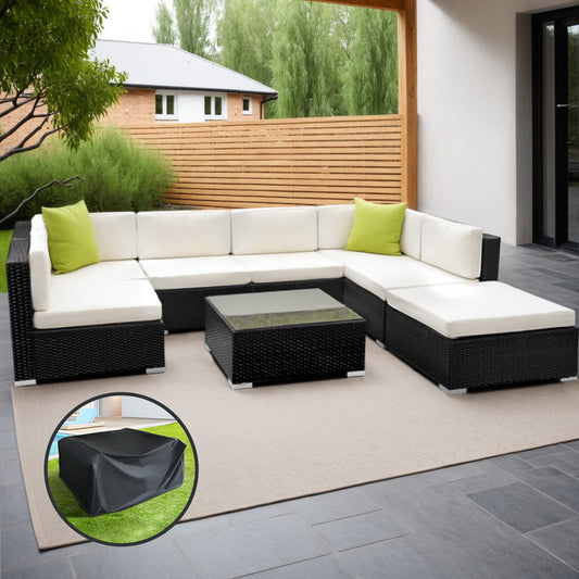 Gardeon 8 Piece Outdoor Sofa Set with Cover