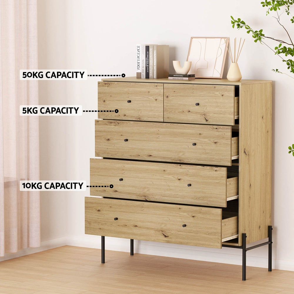 Arno Pine Chest of Drawers