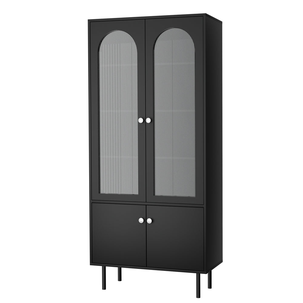 Artiss Lency Black Buffet Cabinet