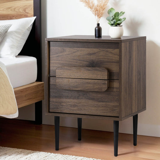 Walnut Bedside Table