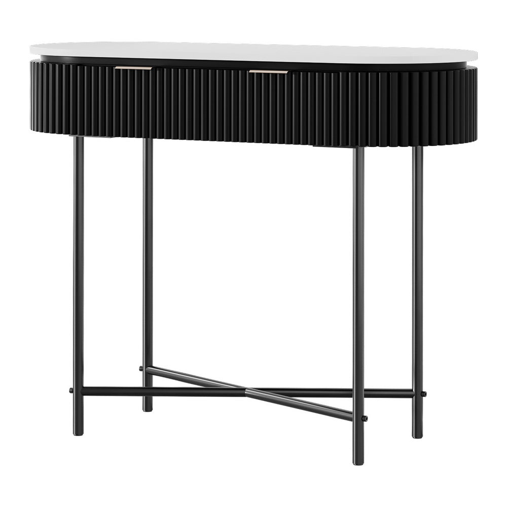 Romeo Fluted Console Table