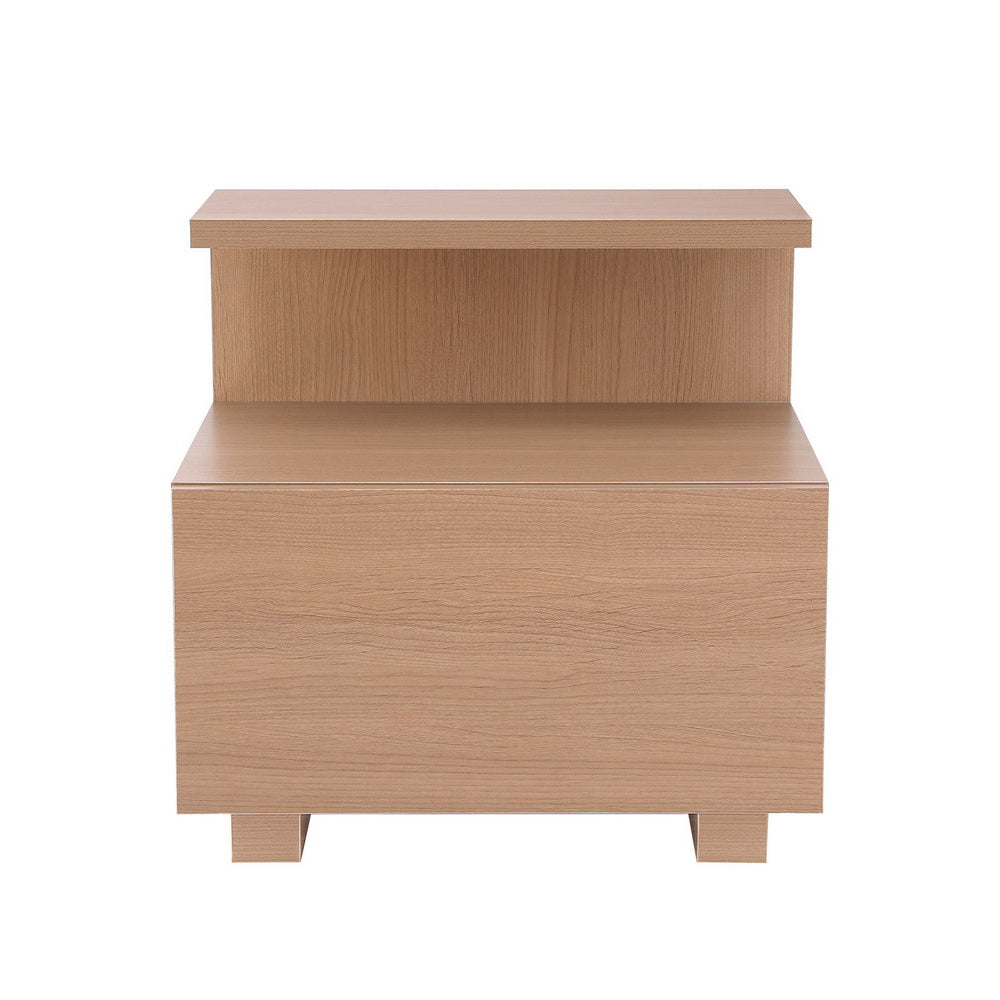 Artiss Pine Bedside Table