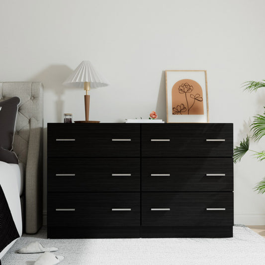 VEDA Black Chest of Drawers
