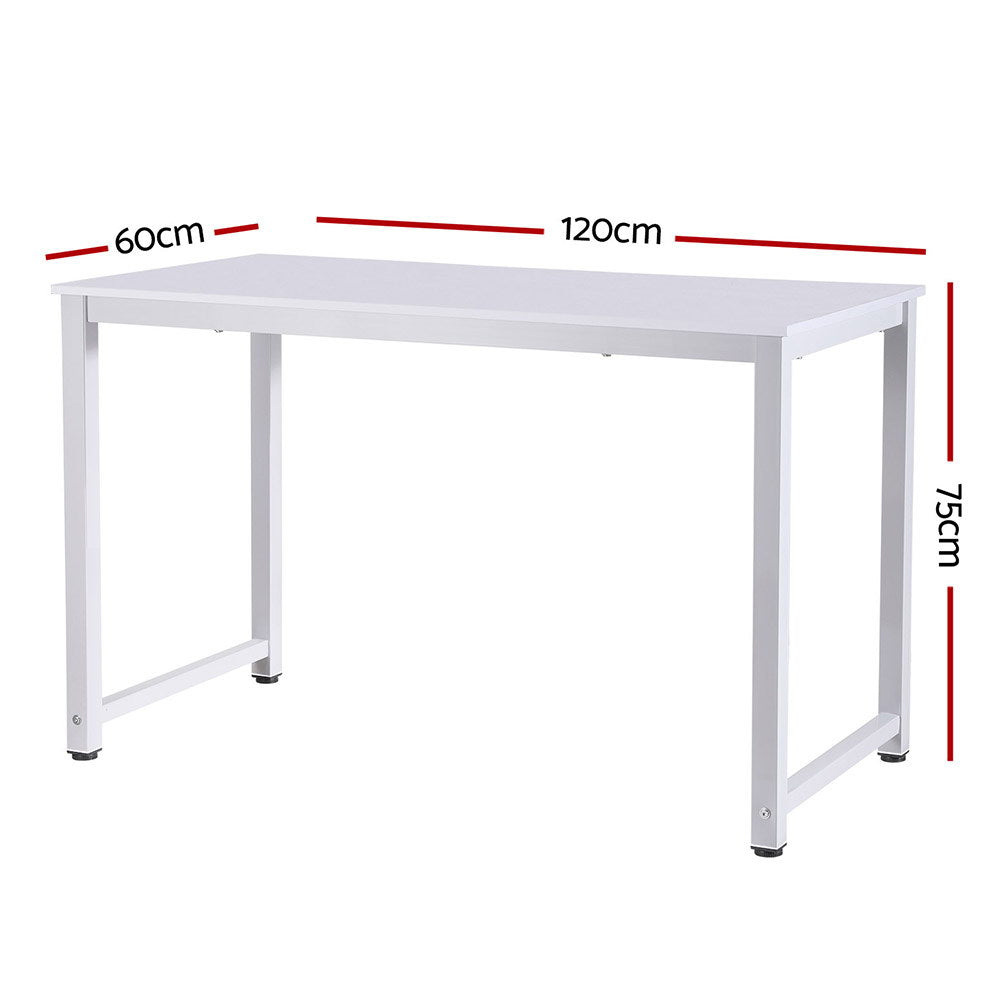 Artiss 120cm White Computer Desk