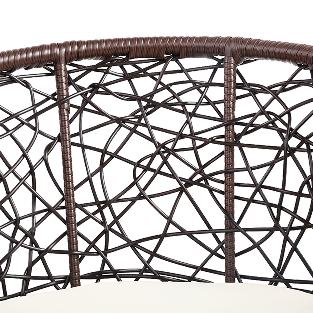 Gardeon Brown 3 Piece Bistro Set