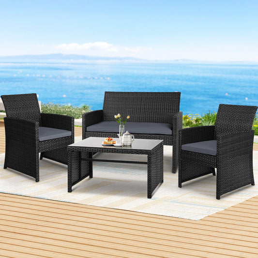 Gardeon 4 Piece Outdoor Sofa Set