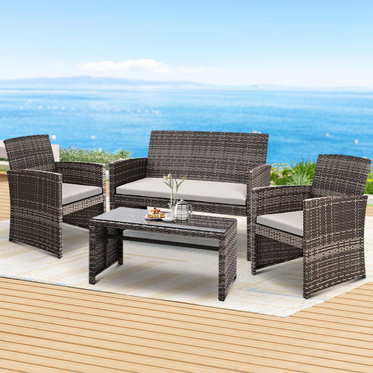 Gardeon 4 Piece Outdoor Sofa Set