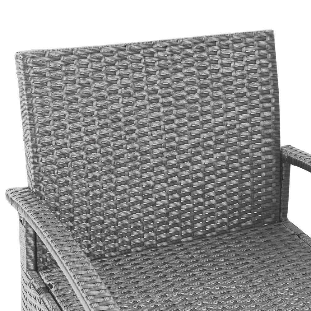 Gardeon Grey 3 Piece Bistro Set