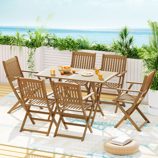 Gardeon 7 Piece Outdoor Dining Set