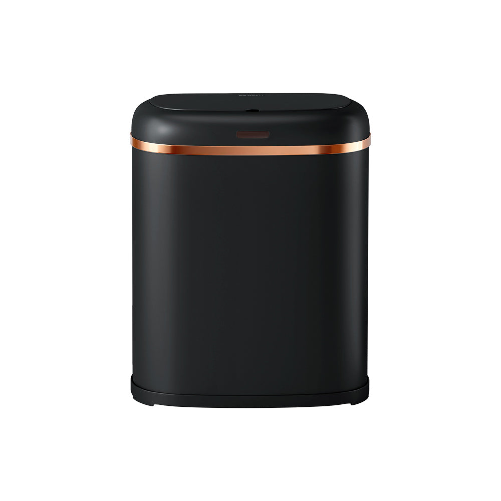 Devanti 38L Black Motion Sensor Bin