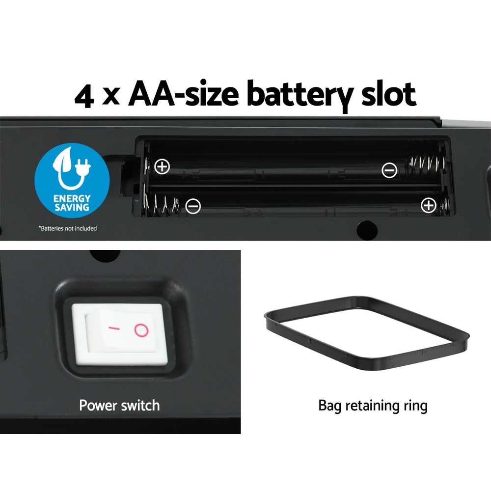 Devanti 70L Silver Motion Sensor Bin