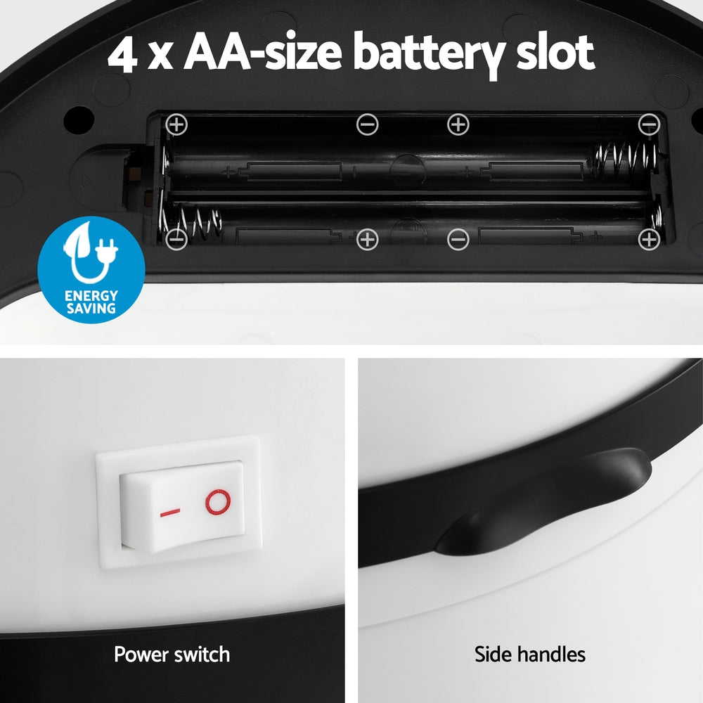 Devanti 9L White Sensor Bin