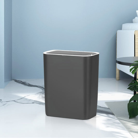 Devanti 9L Ash Black Motion Sensor Bin