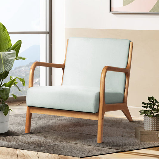 Olive Grey Armchair