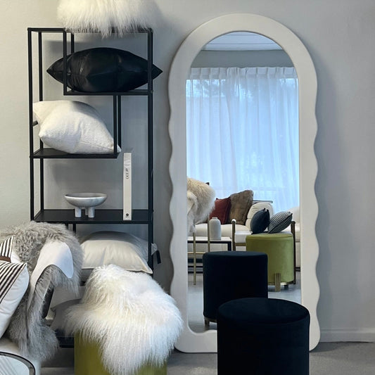 Luna White Large Full Length Mirror