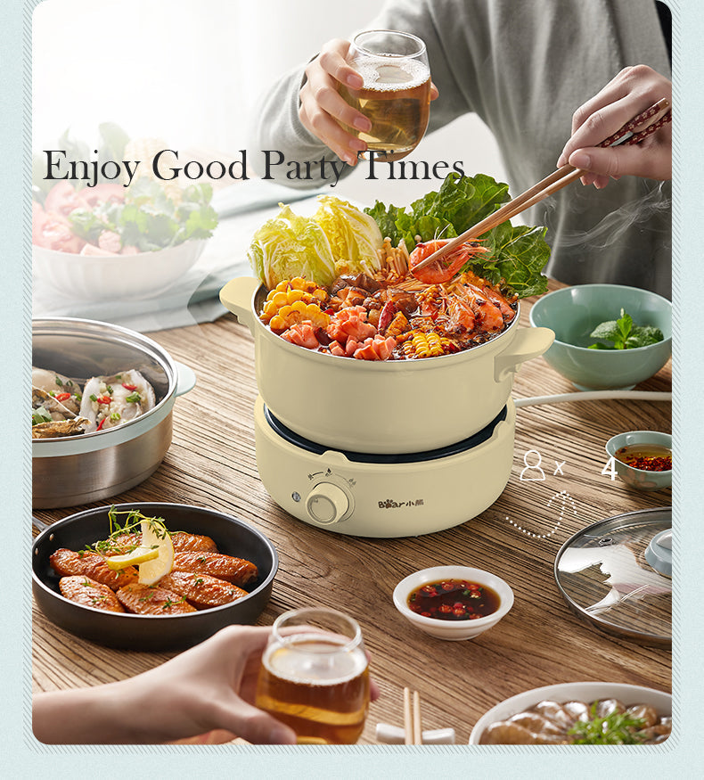 BEAR Multifunction Cooking Pot Hot Pot