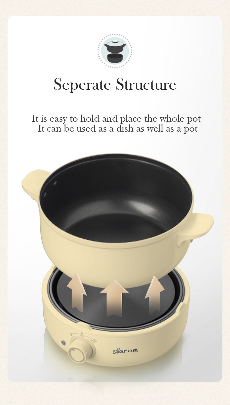 BEAR Multifunction Cooking Pot Hot Pot