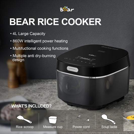 BEAR 4L Intelligent Power Heating Rice Cooker