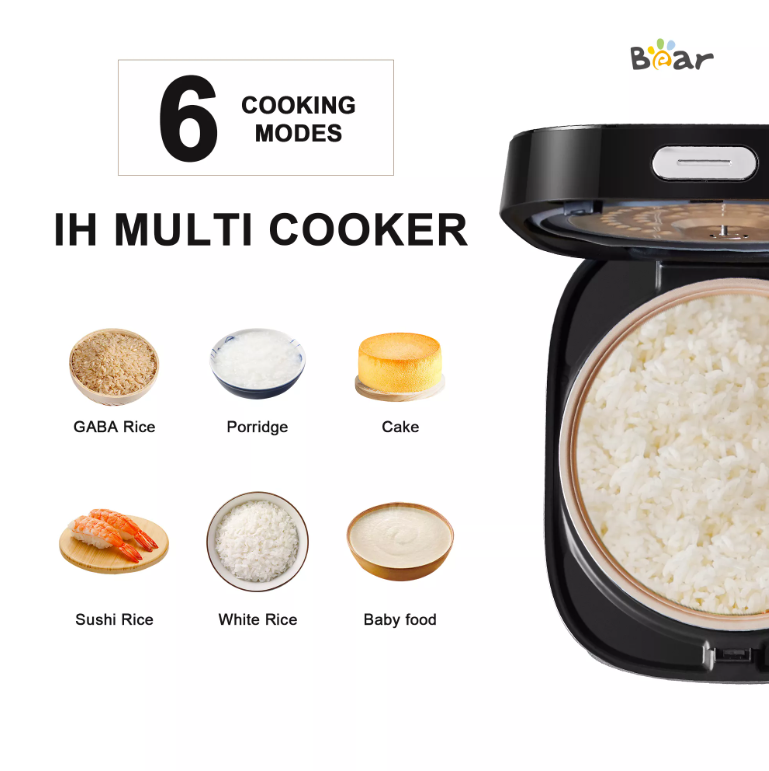 BEAR 4L Intelligent Power Heating Rice Cooker