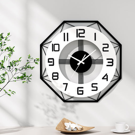 Artiss 60CM Octagon Wall Clock