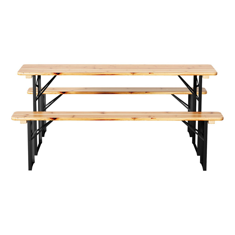 Gardeon 3 Piece Outdoor Bench Set