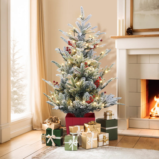 Jingle Jollys 1M LED Potted Christmas Tree