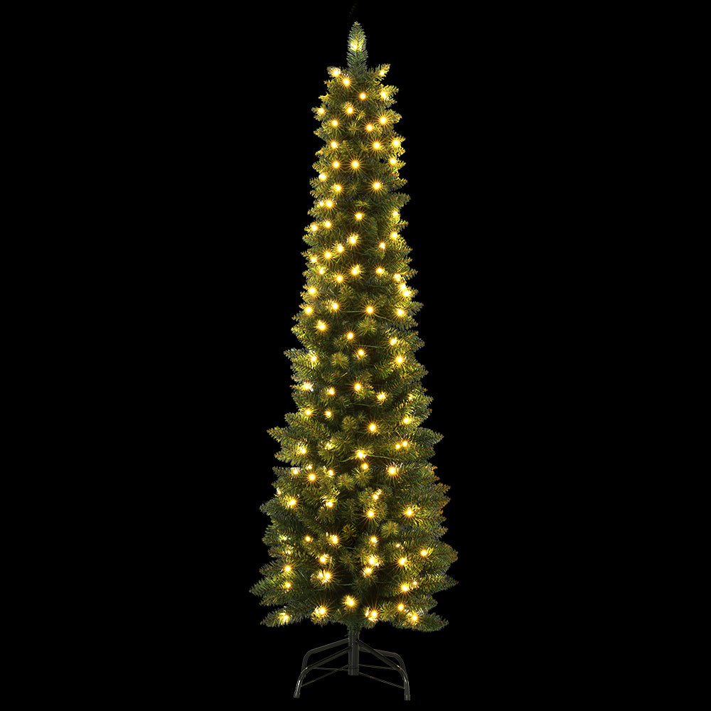 Jingle Jollys 1.8m Pre-Lit LED Christmas Tree
