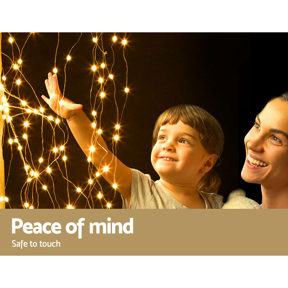 Jingle Jollys 2.1m LED Solar Christmas Tree