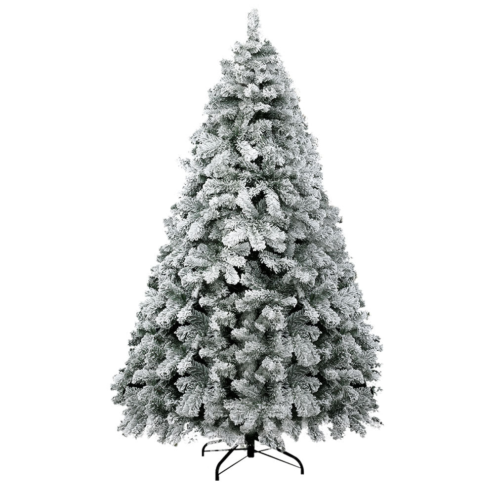 Jingle Jollys 1.8m Snow Flocked Christmas Tree